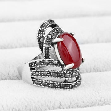 Unique Vintage Fashion Black Tibetan Silver Alloy Antique Oval Angel Wings - The Jewellery Supermarket